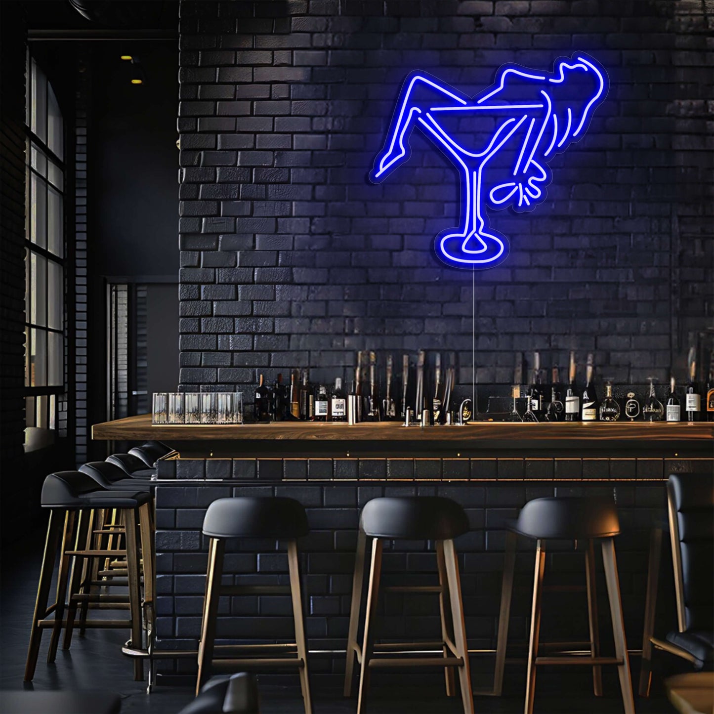 Martini Lounge LED Neon Sign