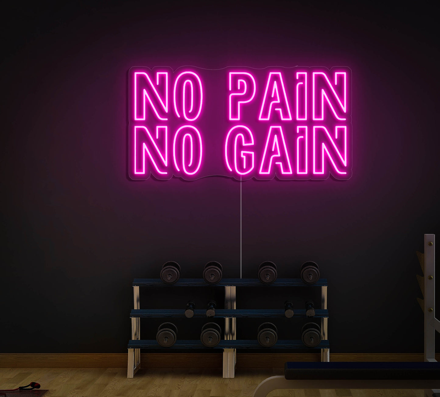 No_Pain_No_Gain_LED_Neon_Sign_1