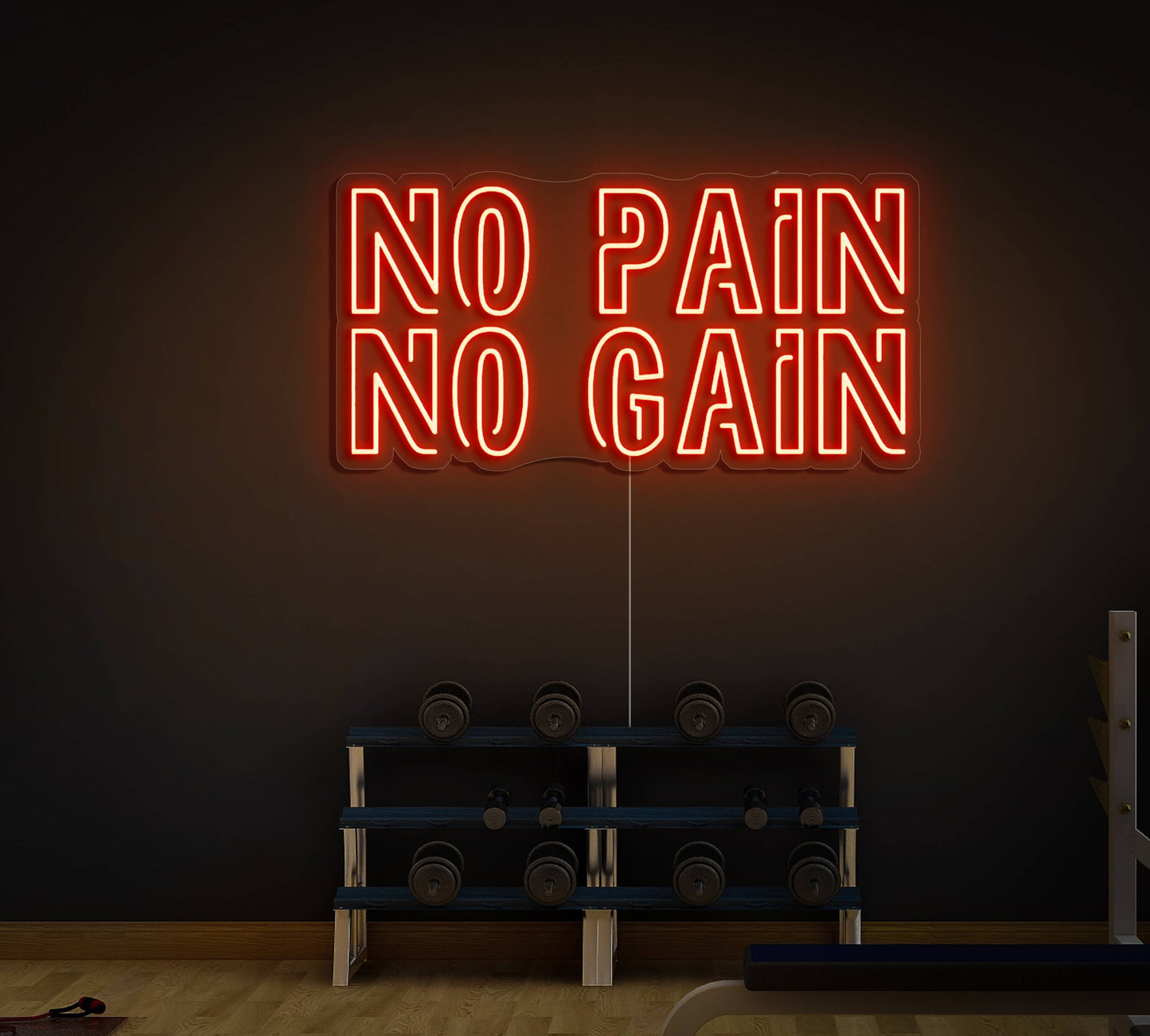 No_Pain_No_Gain_LED_Neon_Sign_1