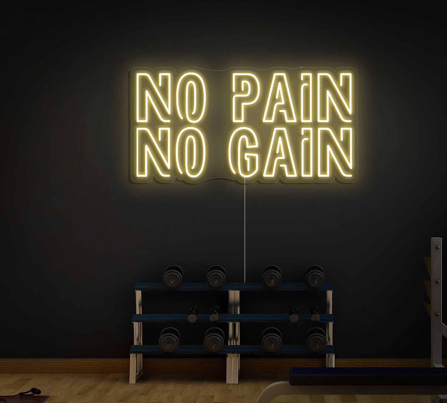 No_Pain_No_Gain_LED_Neon_Sign_1