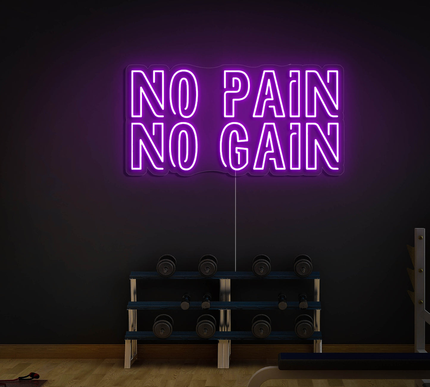 No_Pain_No_Gain_LED_Neon_Sign_1