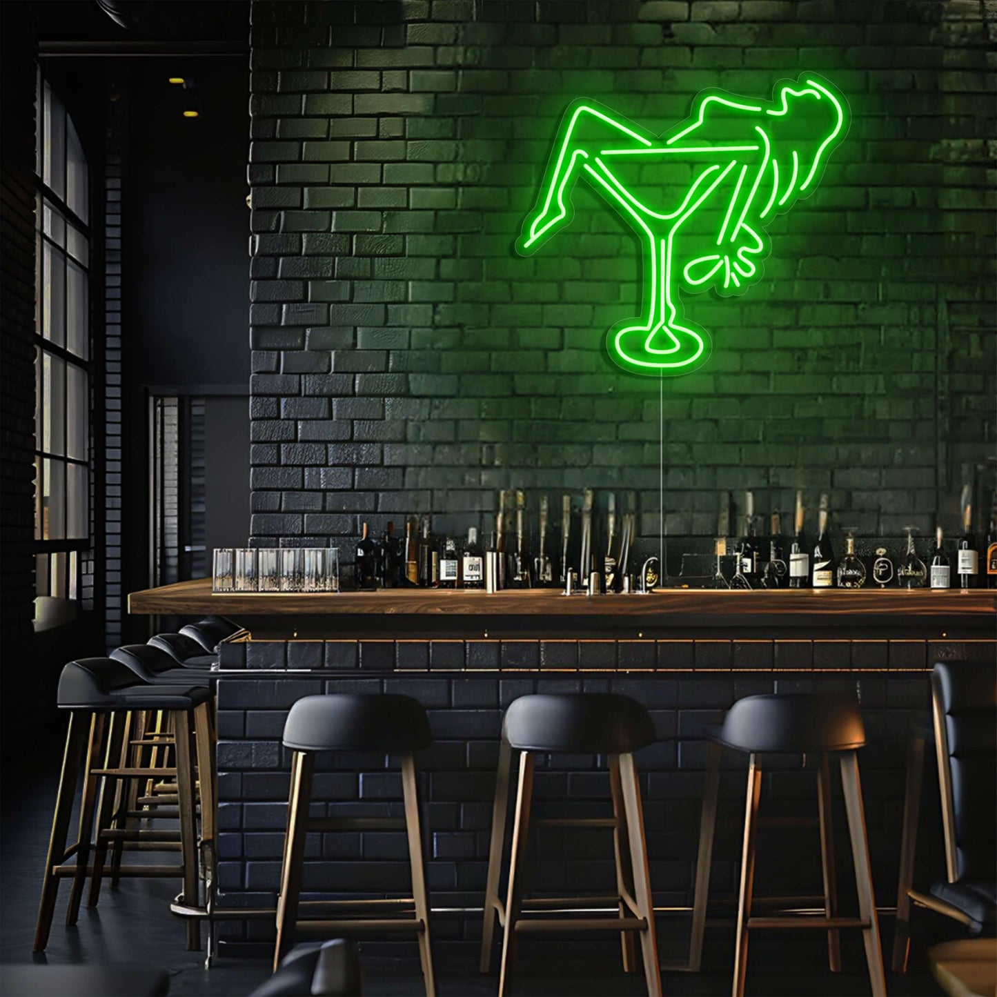 Martini Lounge LED Neon Sign