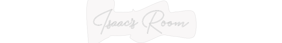 Custom Neon: Isaac’s Room