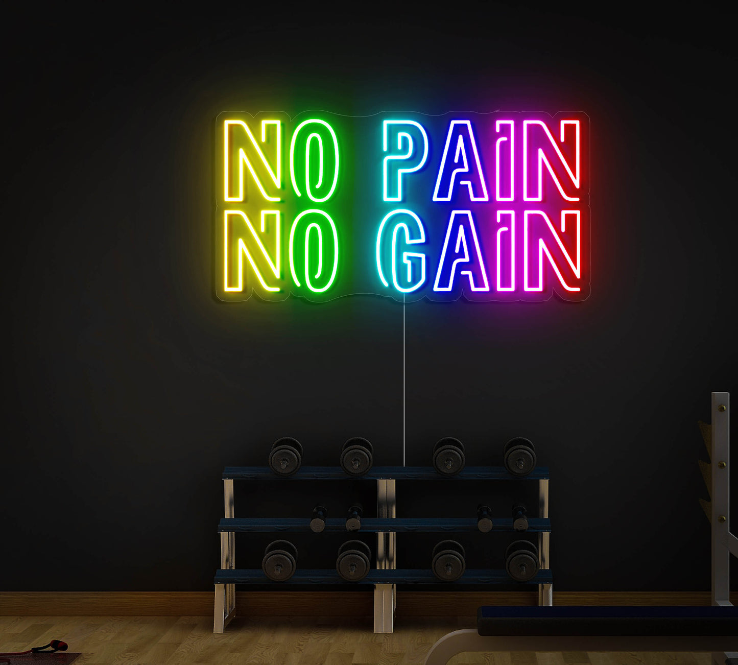 No_Pain_No_Gain_LED_Neon_Sign_1