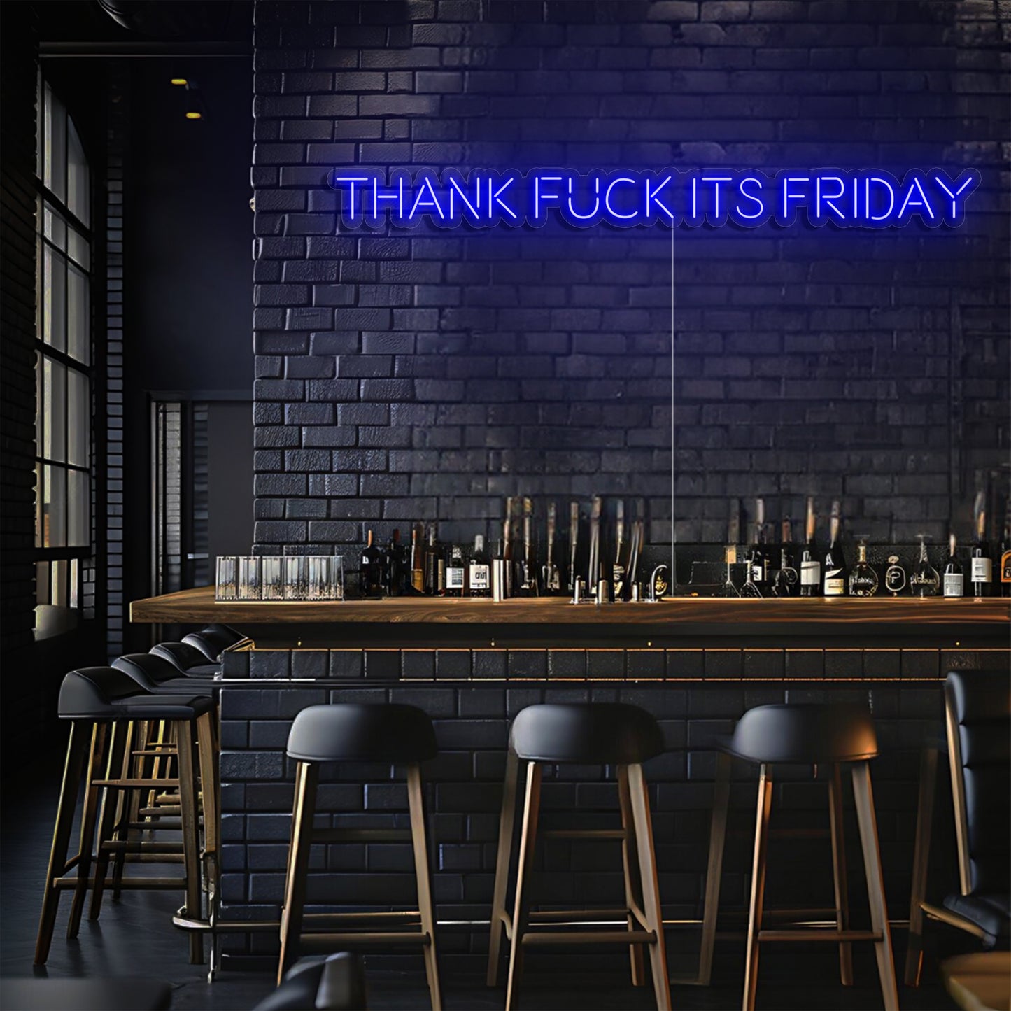 Thank F*ck Its Friday LED Neon Sign