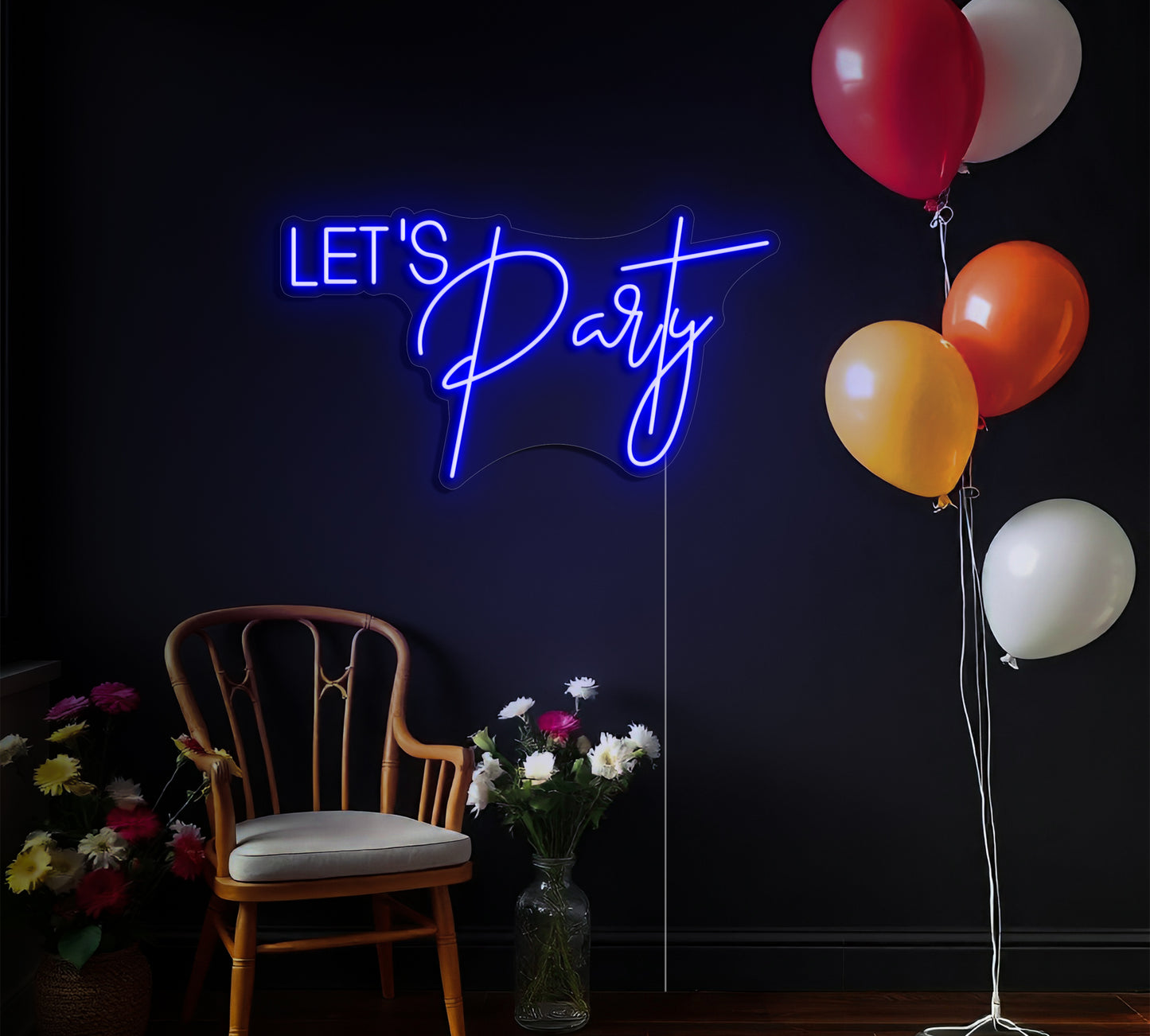 Let’s Party LED Neon Sign