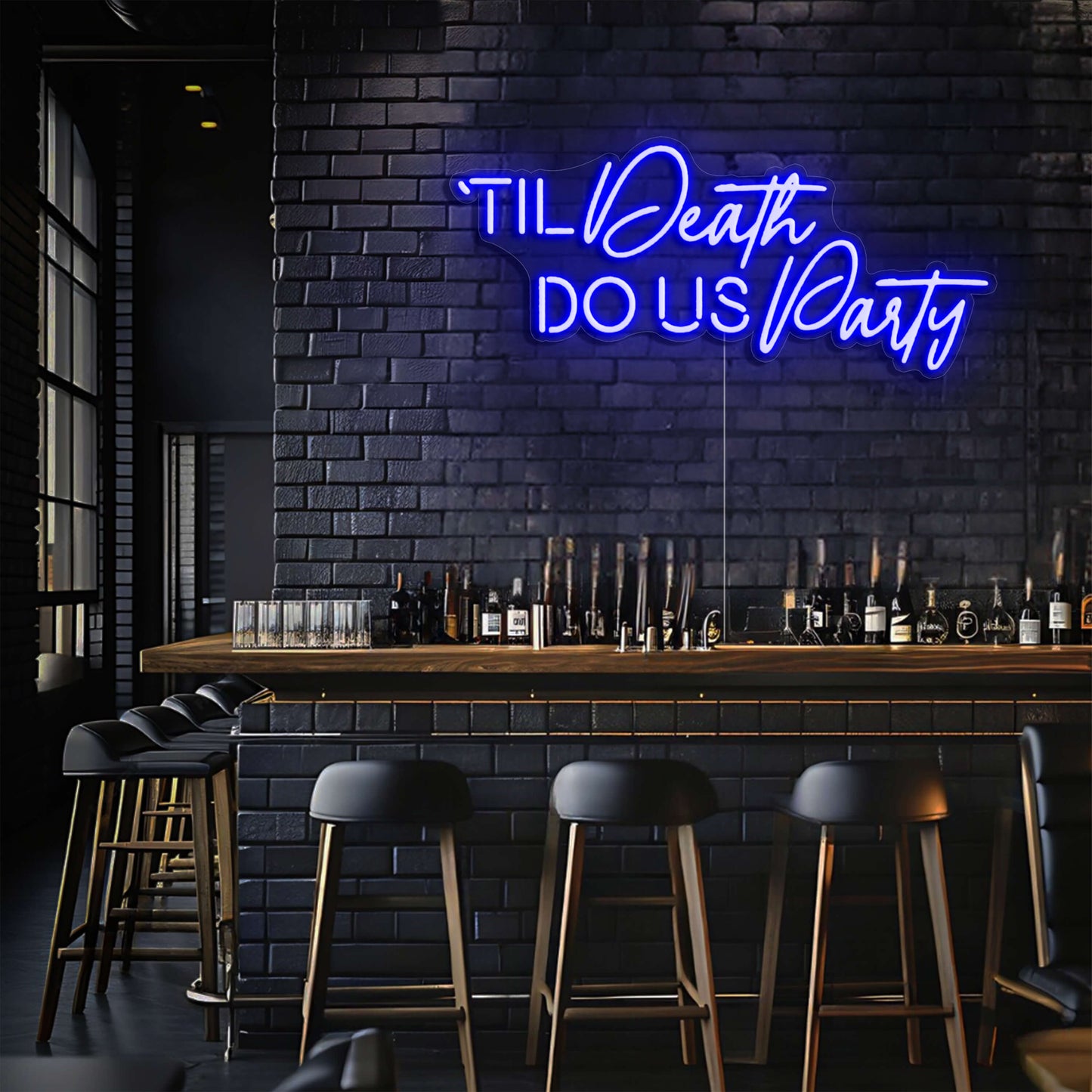 Til Death Do Us Party LED Neon Sign