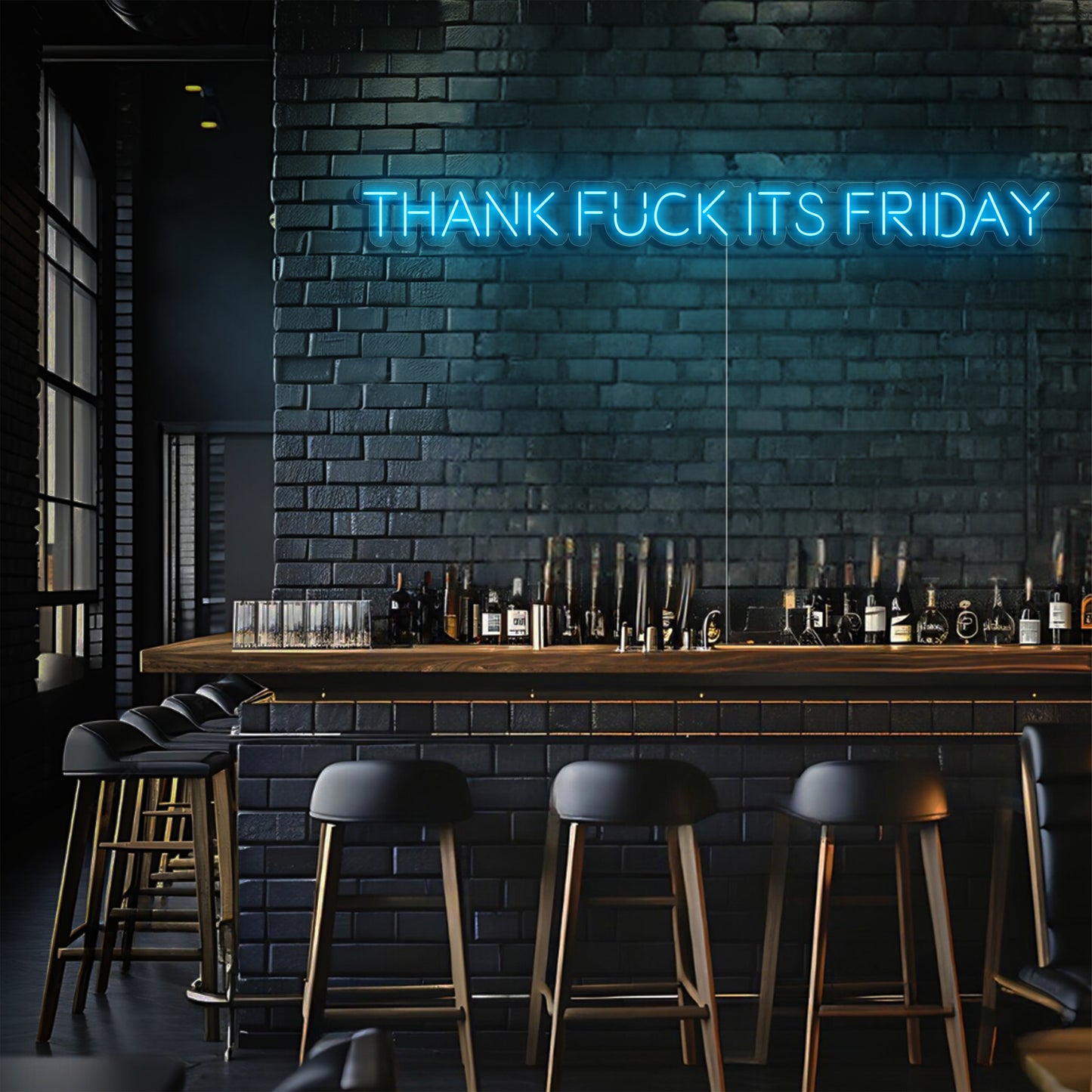 Thank F*ck Its Friday LED Neon Sign