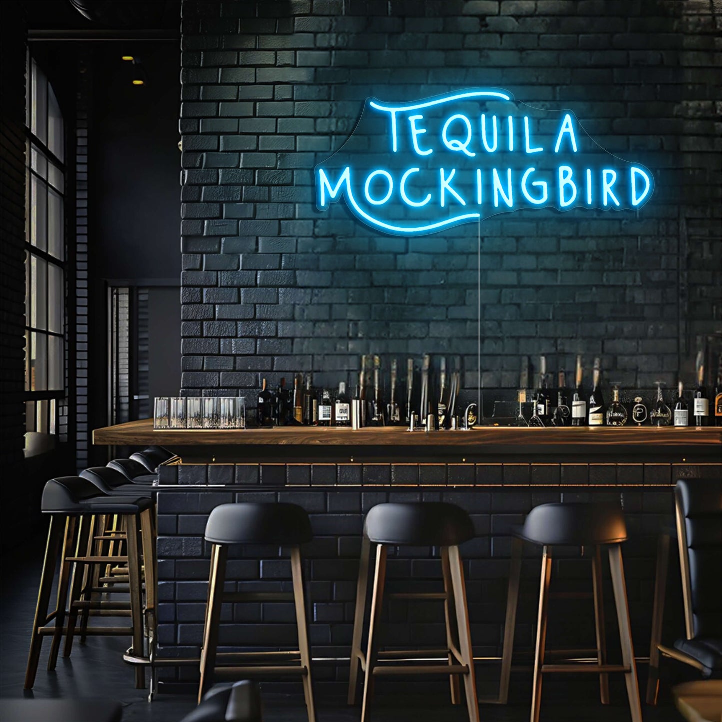 Tequila A Mockingbird LED Neon Sign