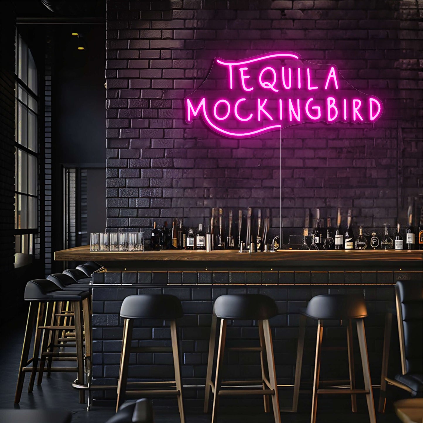 Tequila A Mockingbird LED Neon Sign