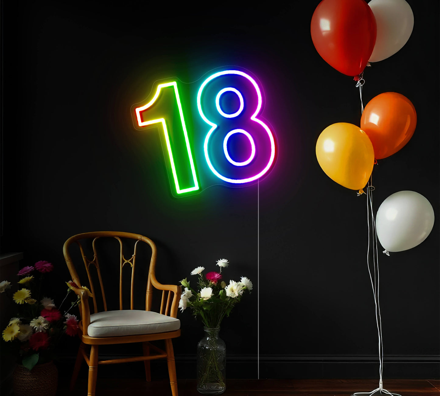 Eighteen_and_Glowing_LED_Neon_Sign_1