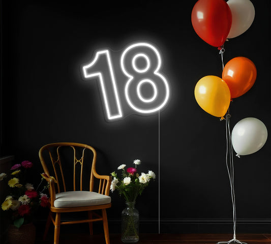 Eighteen_and_Glowing_LED_Neon_Sign_1