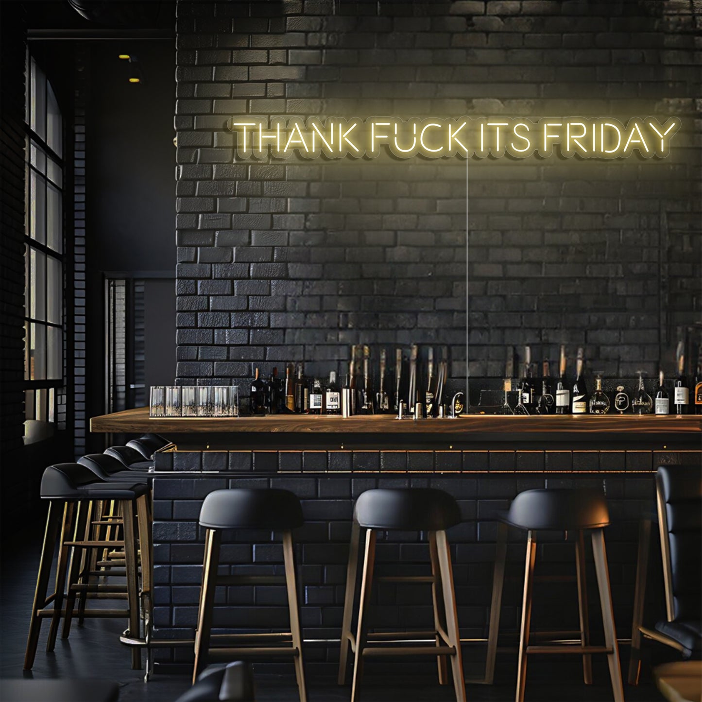 Thank F*ck Its Friday LED Neon Sign