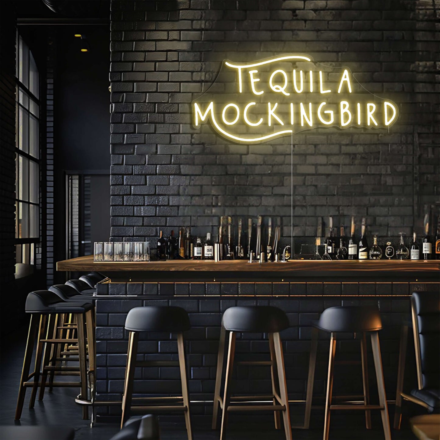Tequila A Mockingbird LED Neon Sign