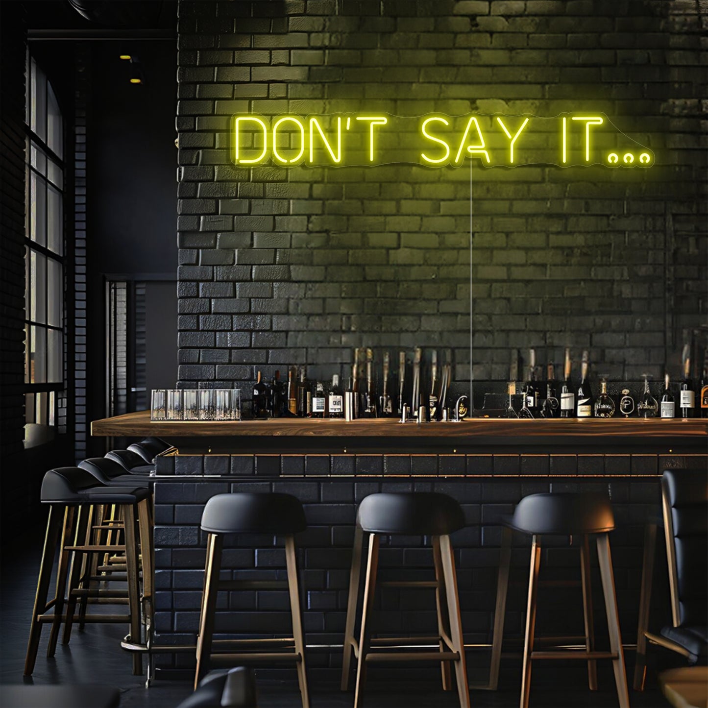 Don't Say It LED Neon Sign