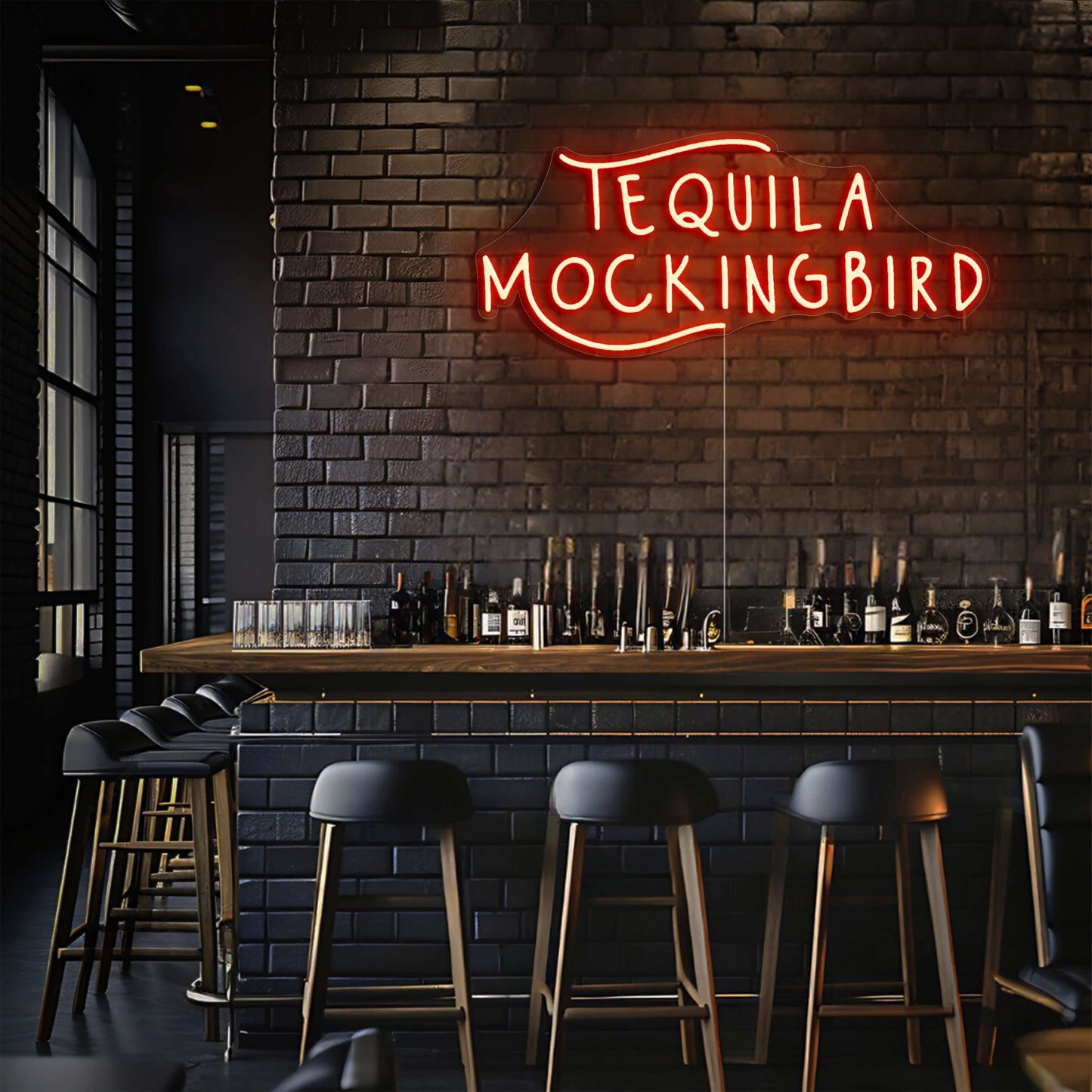 Tequila A Mockingbird LED Neon Sign