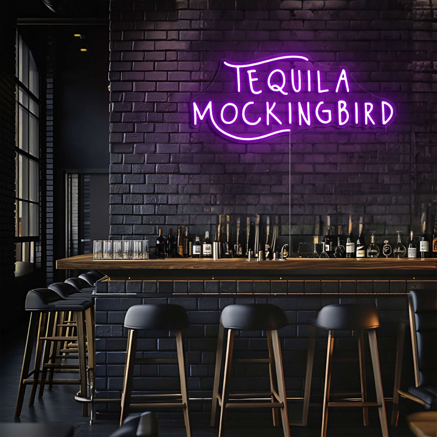 Tequila A Mockingbird LED Neon Sign