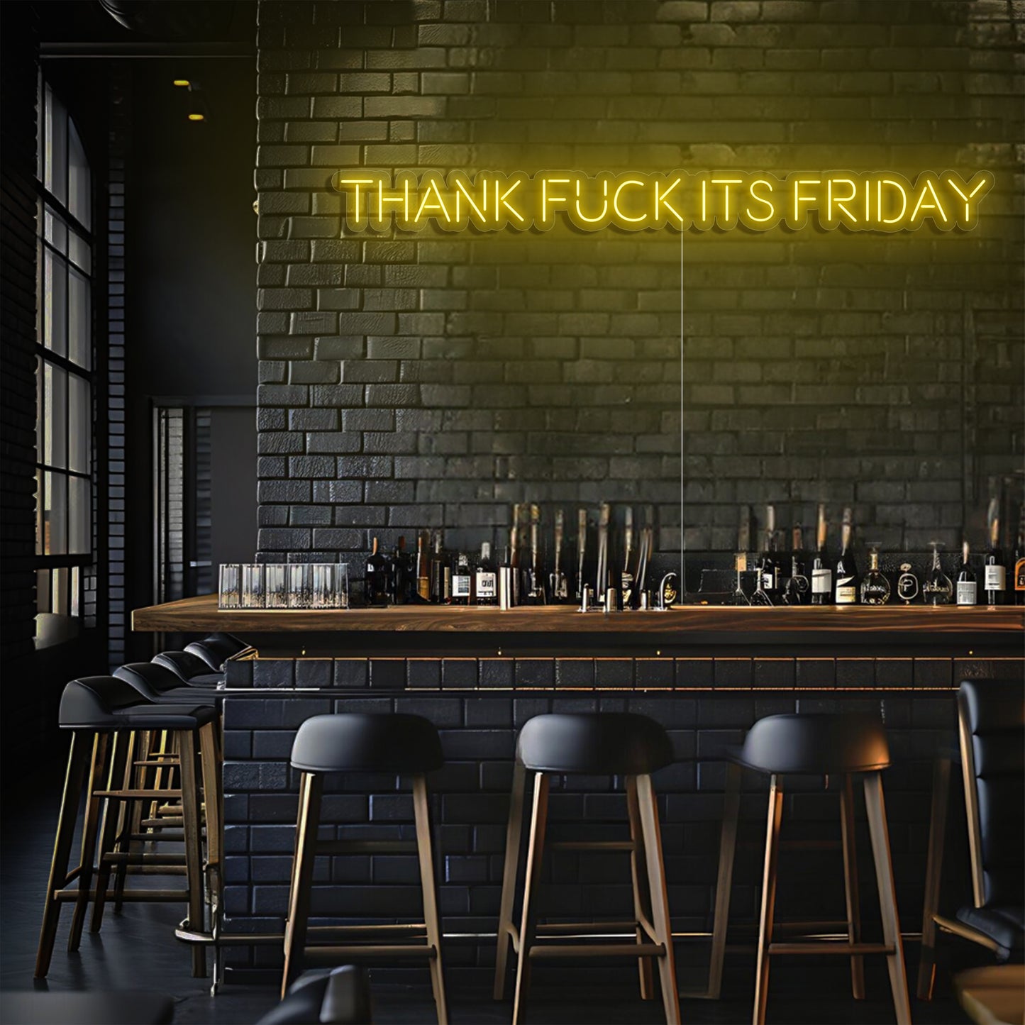 Thank F*ck Its Friday LED Neon Sign
