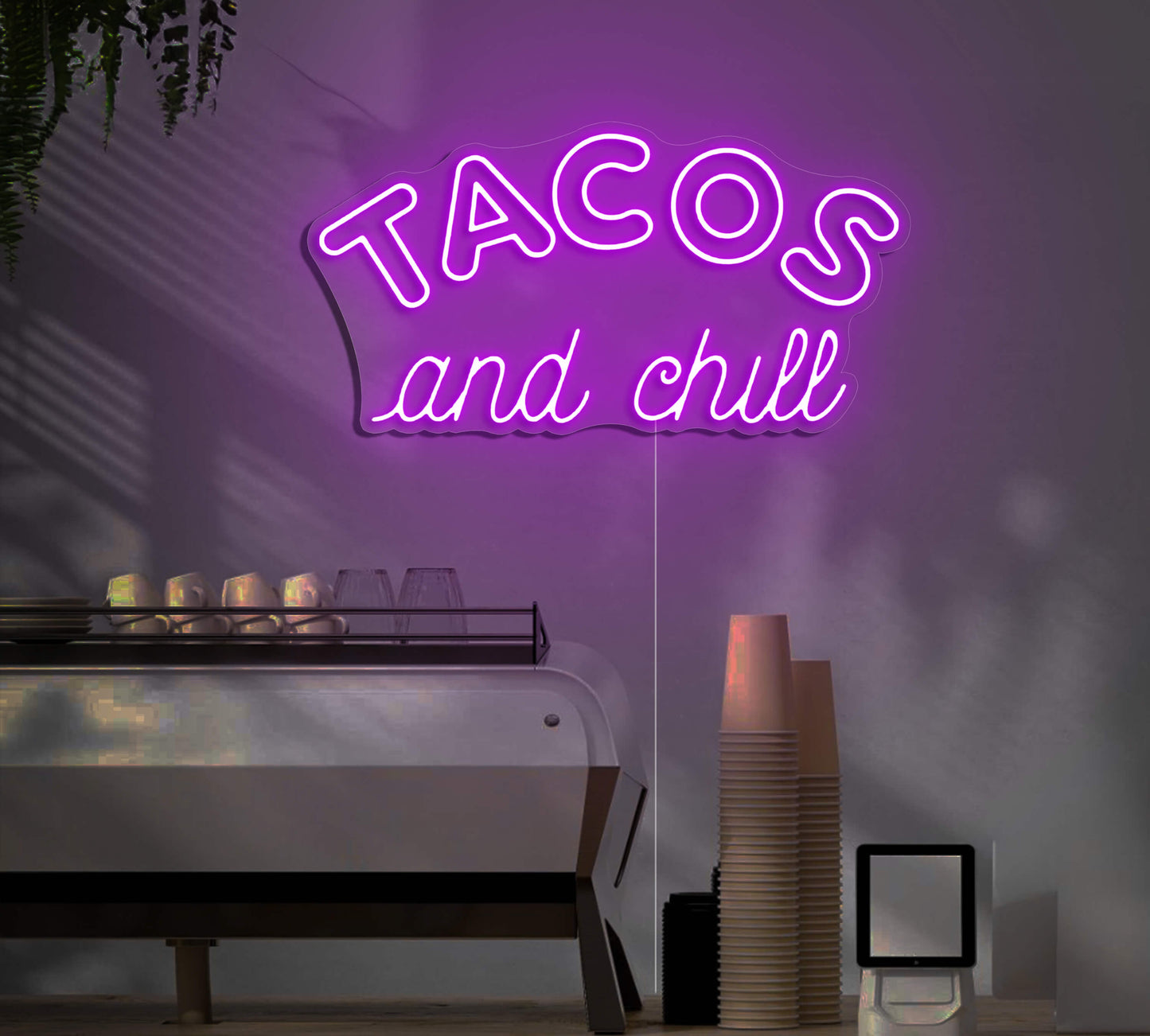 Tacos And Chill LED Neon Sign