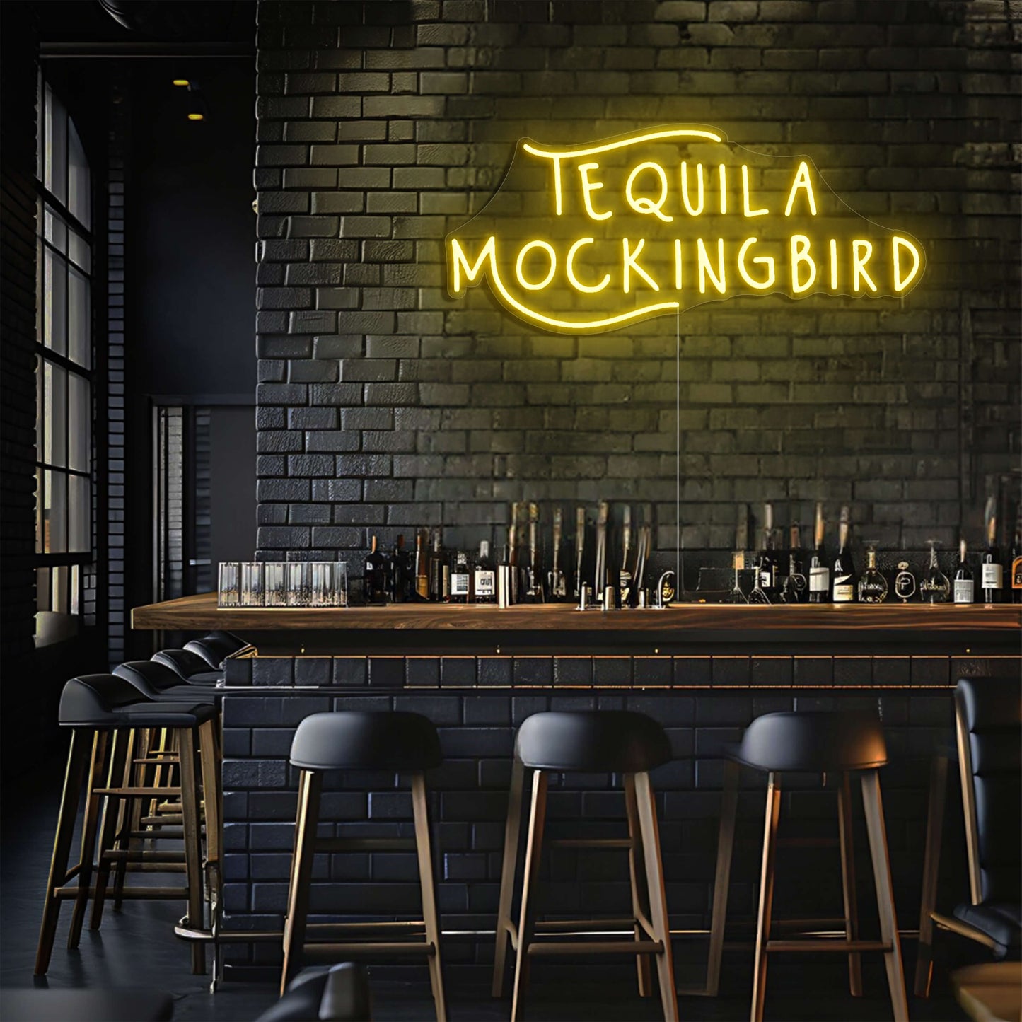 Tequila A Mockingbird LED Neon Sign