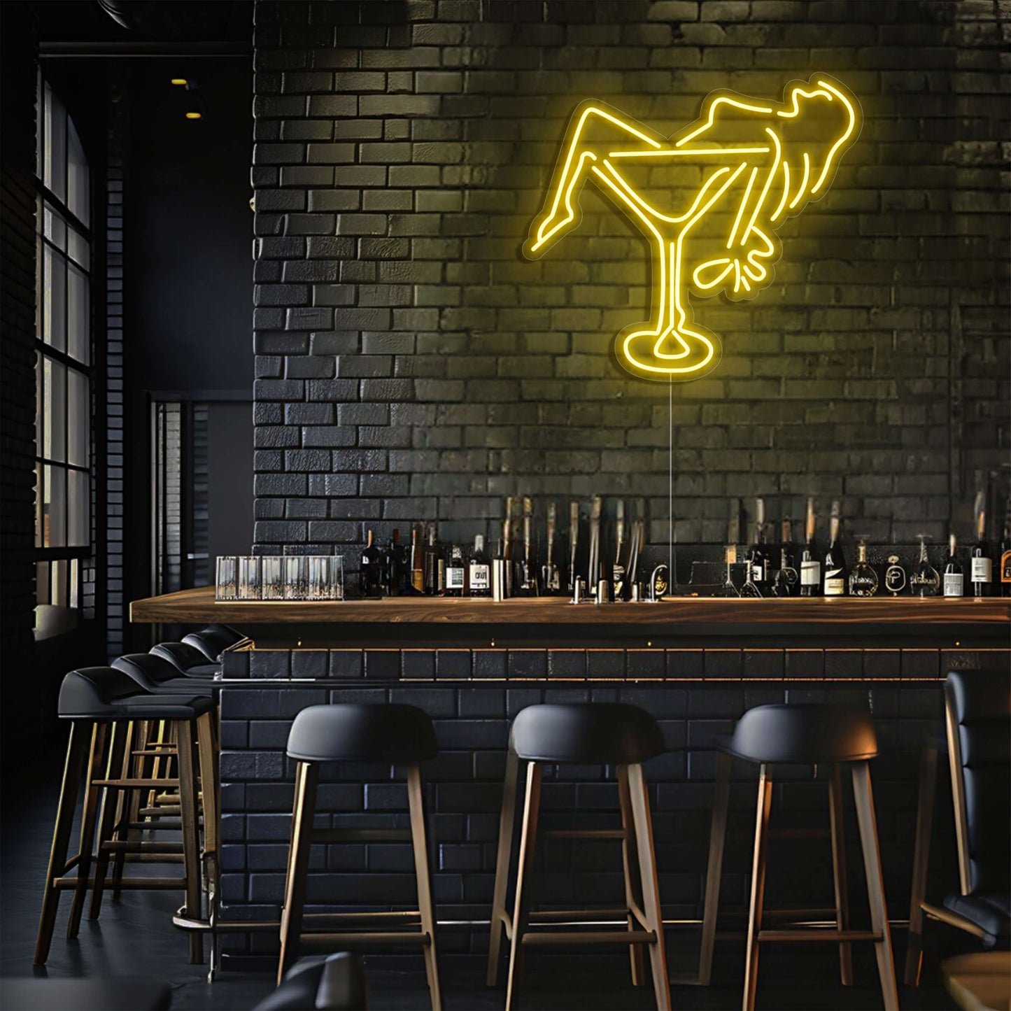 Martini Lounge LED Neon Sign