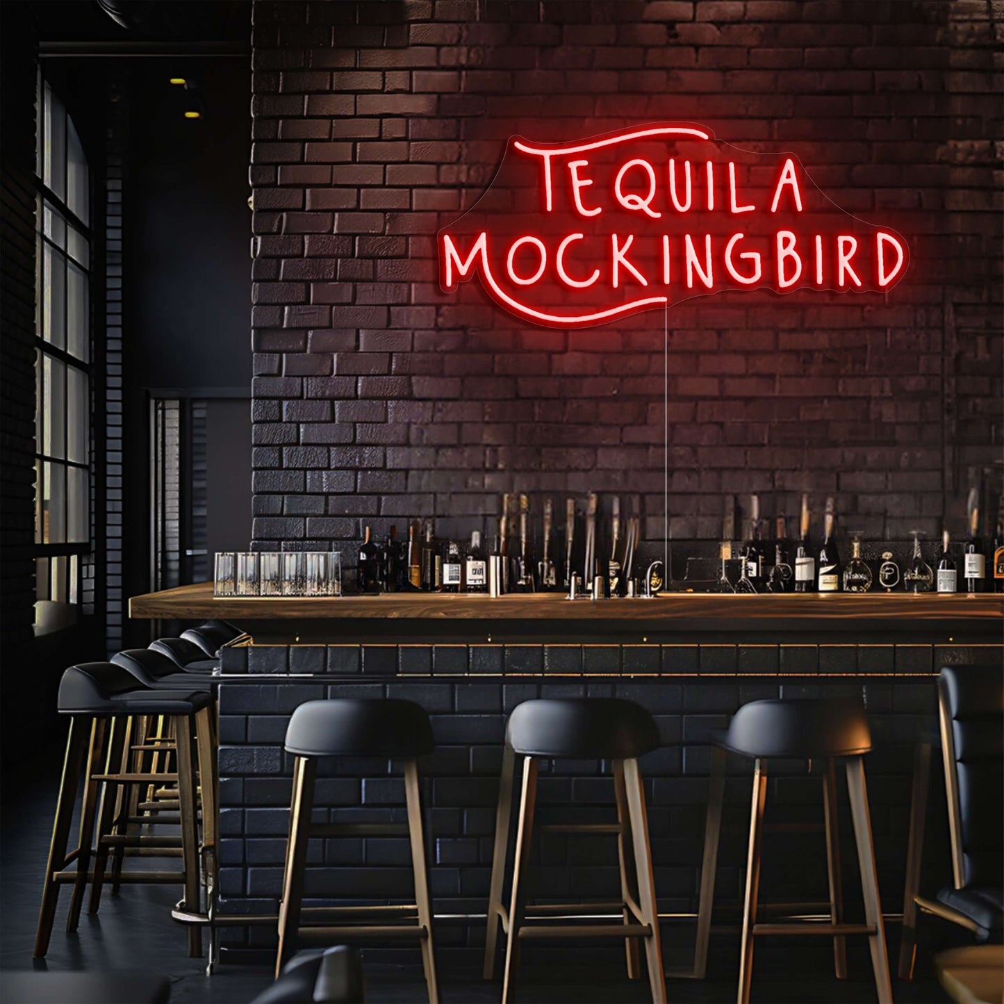 Tequila A Mockingbird LED Neon Sign