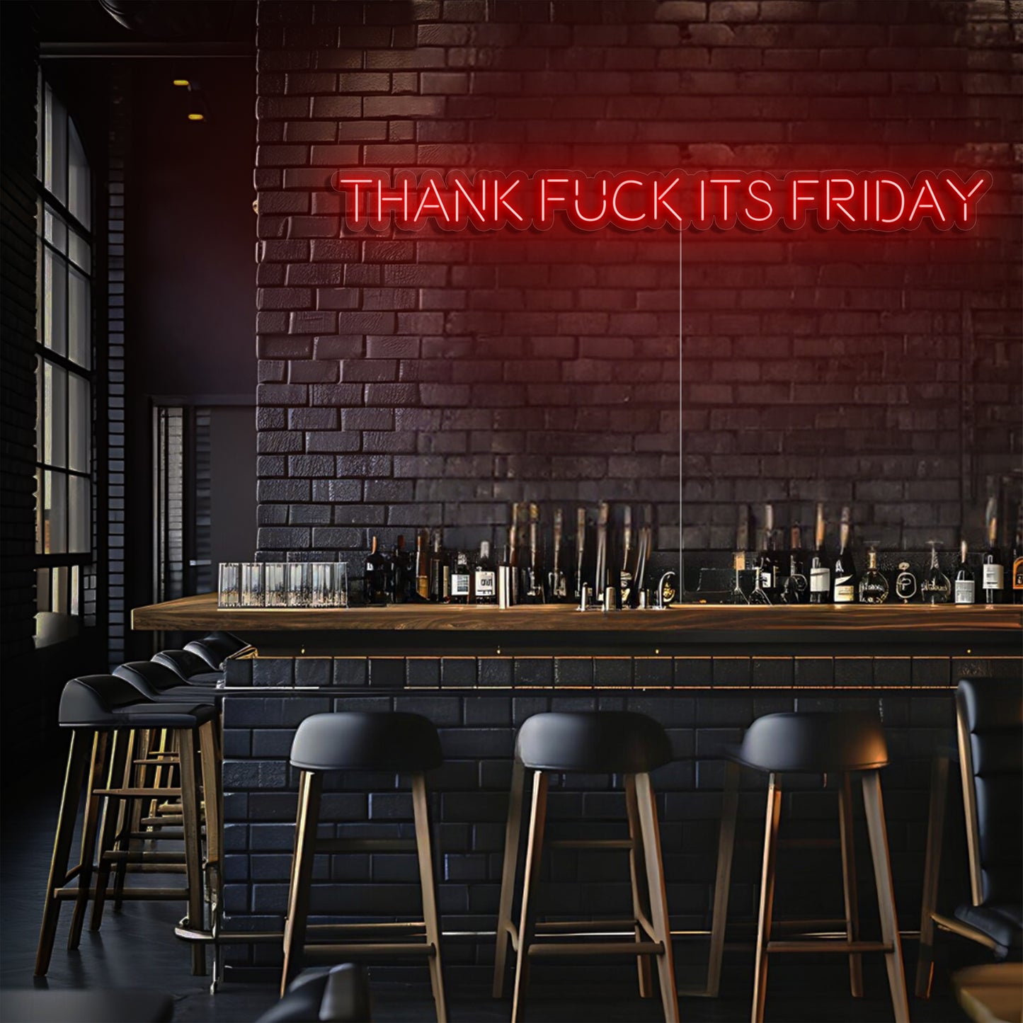 Thank F*ck Its Friday LED Neon Sign