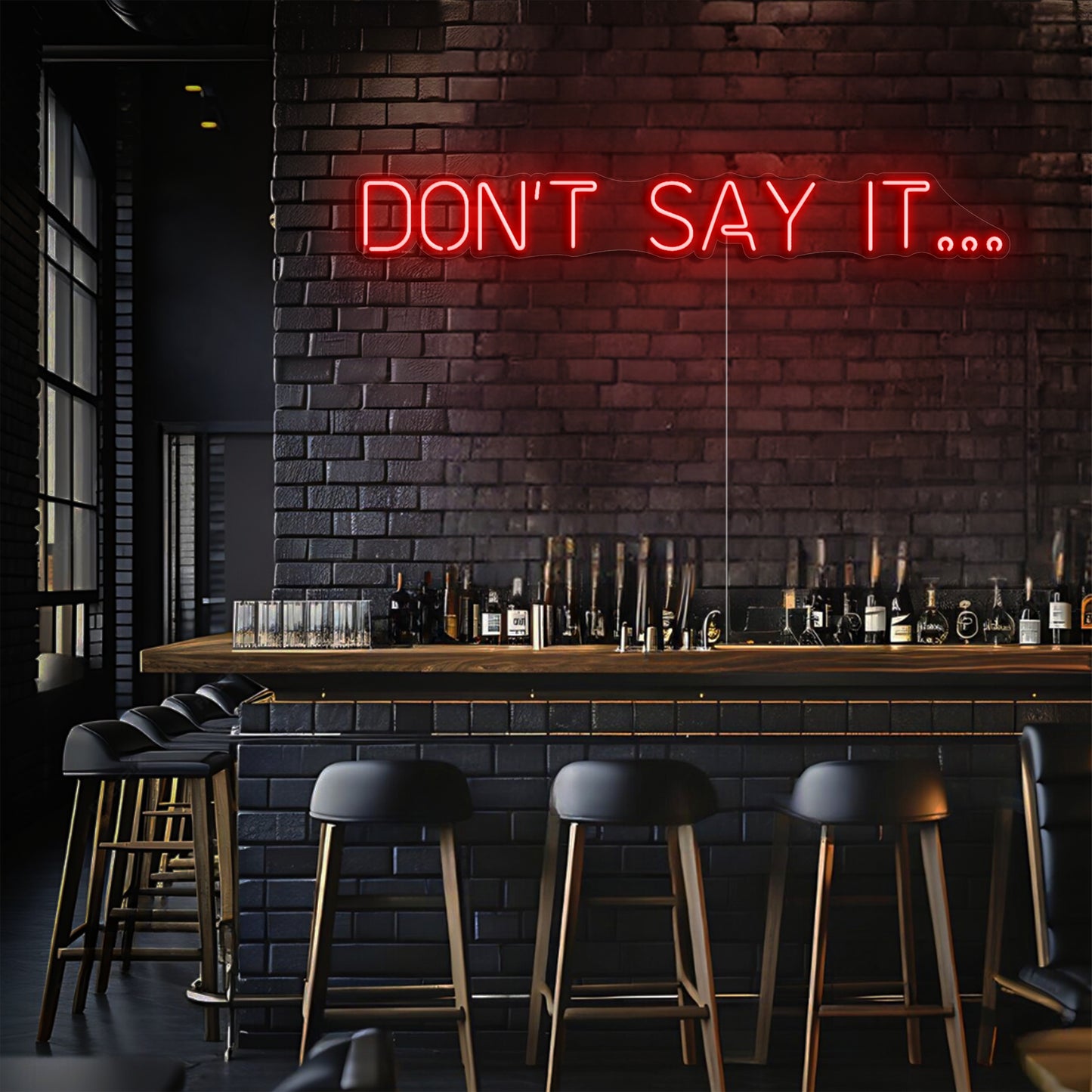 Don't Say It LED Neon Sign