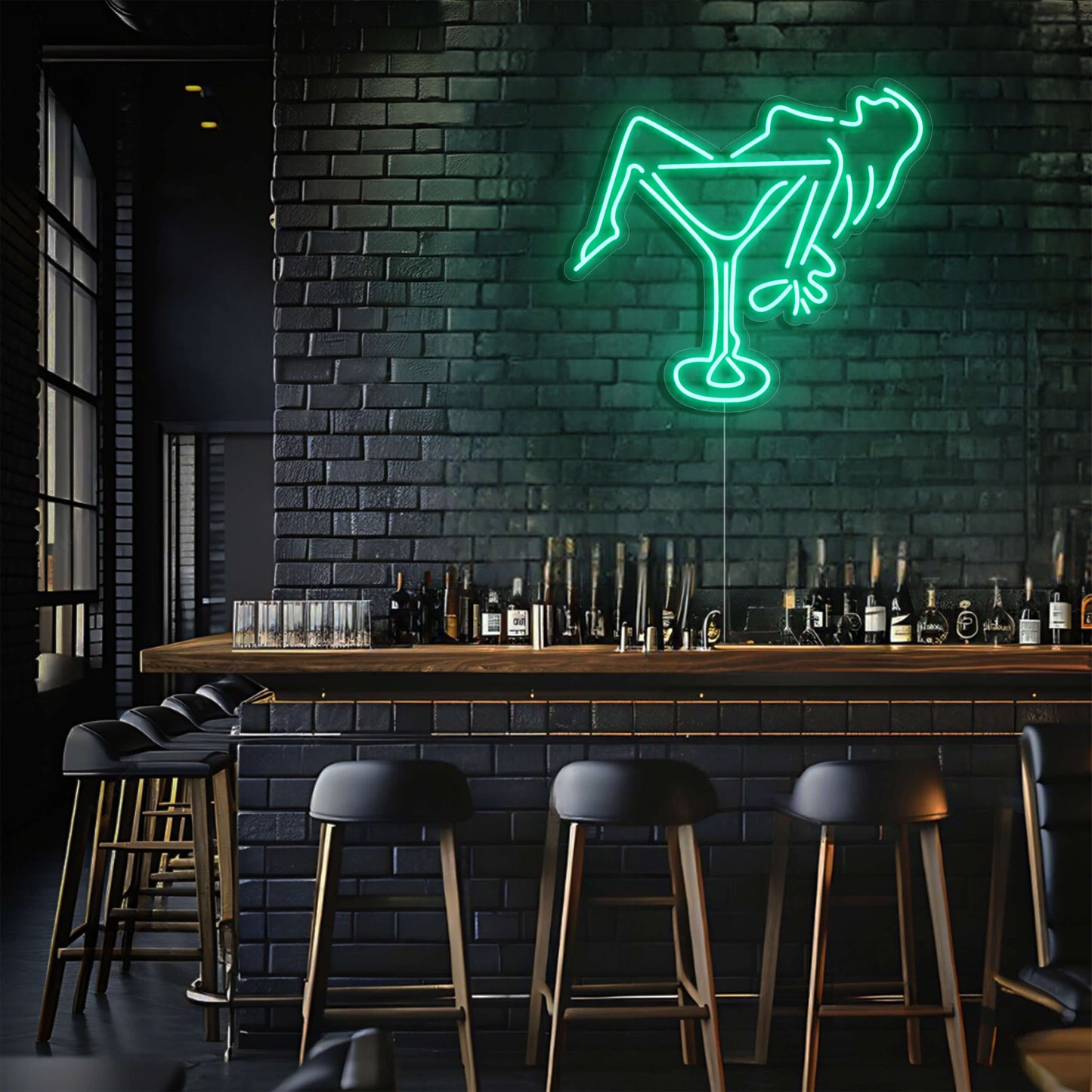 Martini Lounge LED Neon Sign