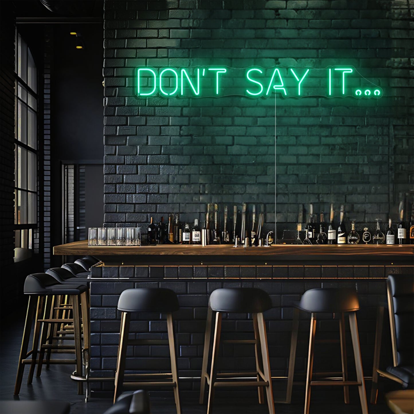Don't Say It LED Neon Sign