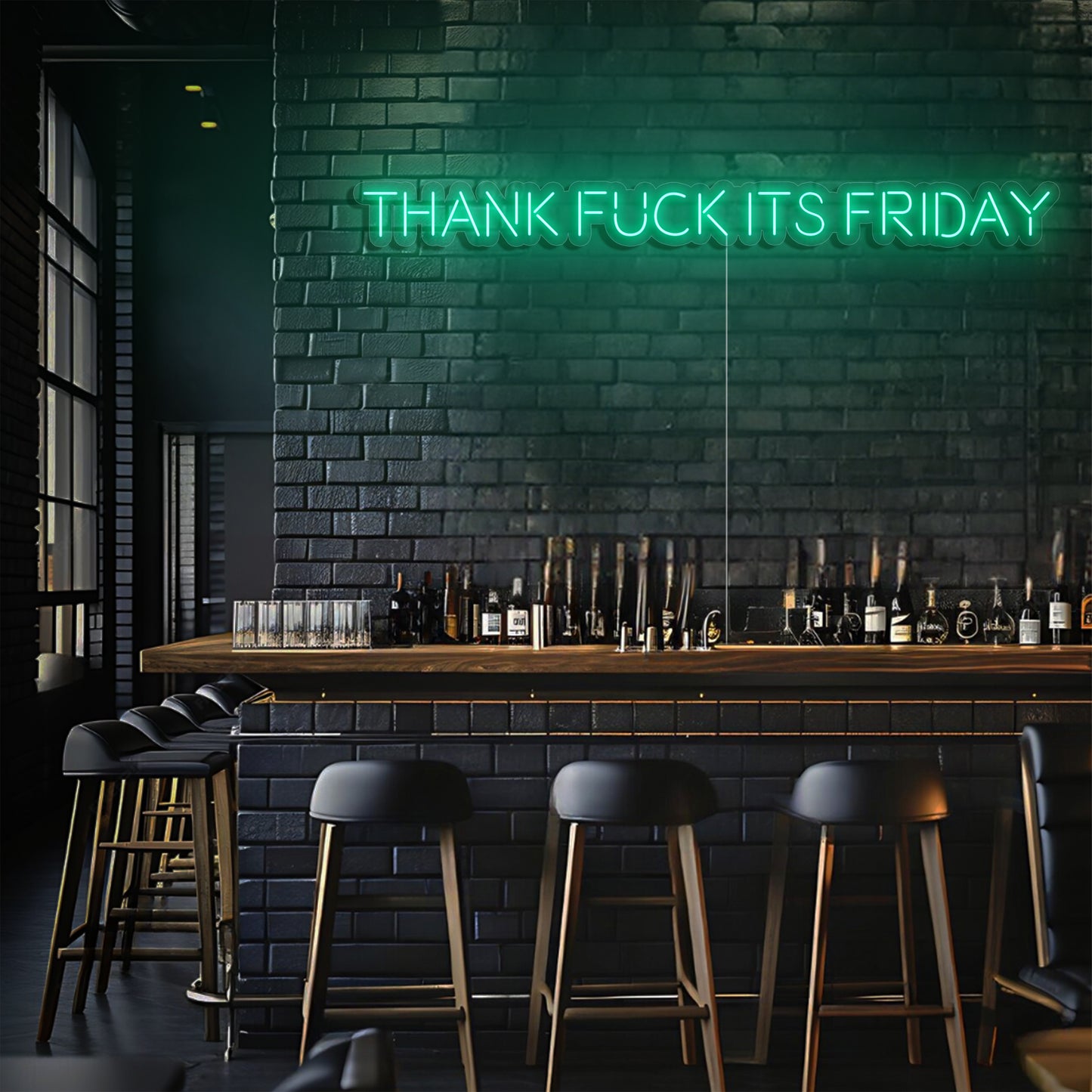 Thank F*ck Its Friday LED Neon Sign