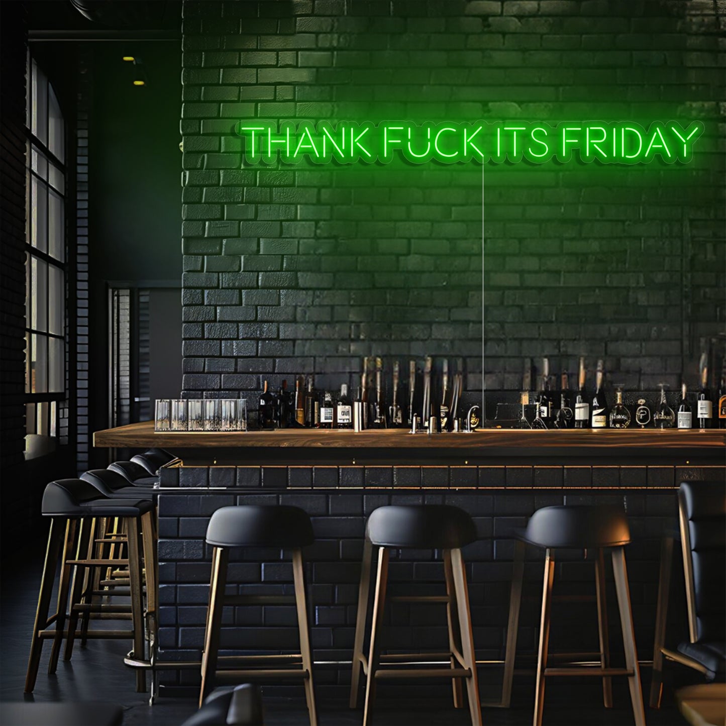 Thank F*ck Its Friday LED Neon Sign