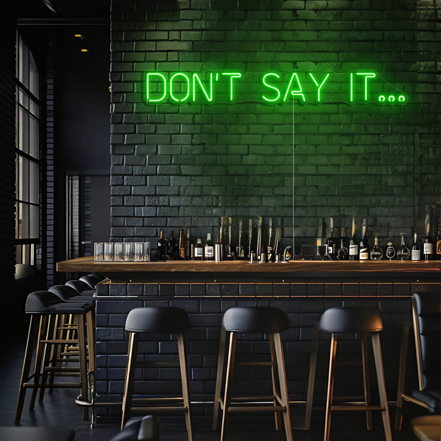 Don't Say It LED Neon Sign