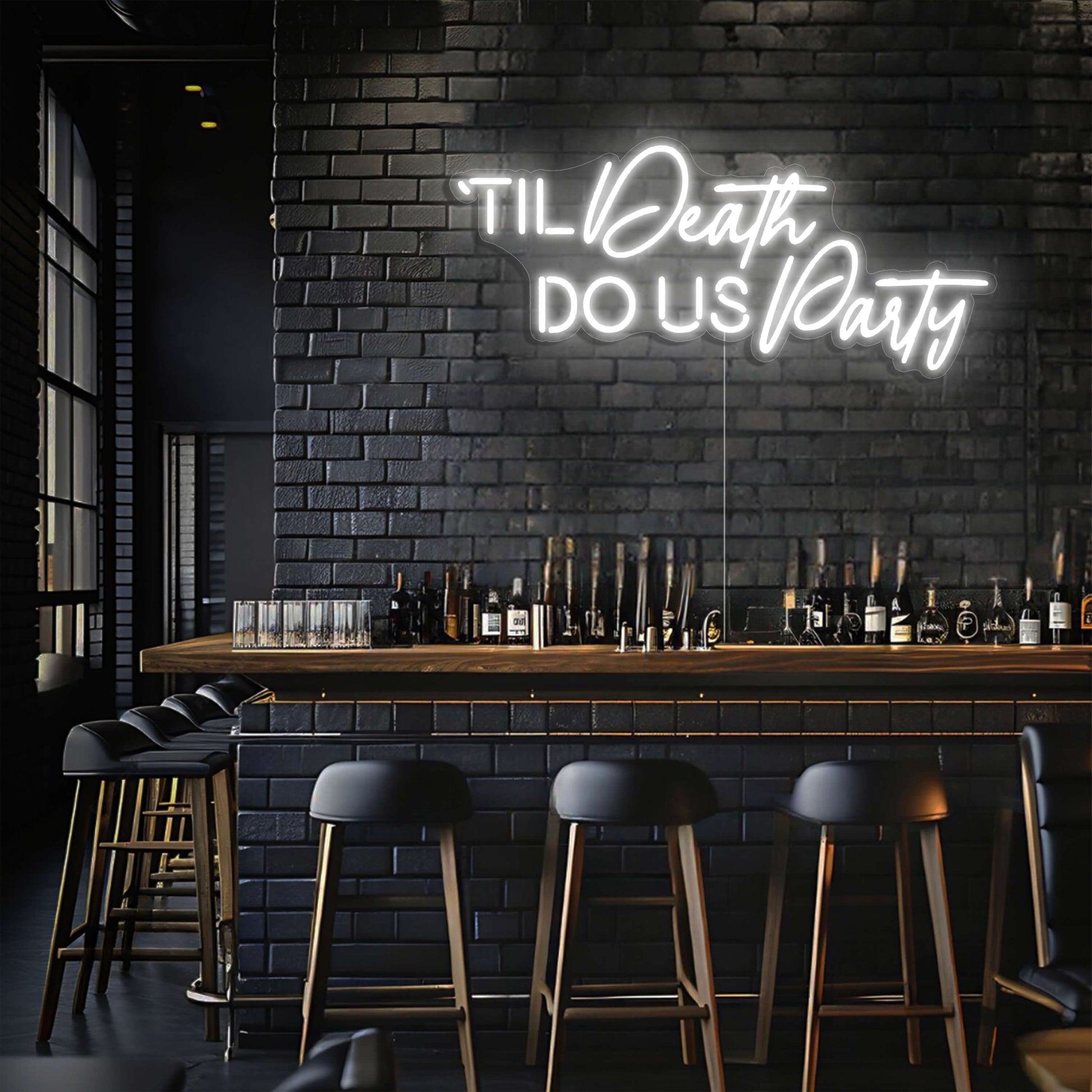 Til Death Do Us Party LED Neon Sign