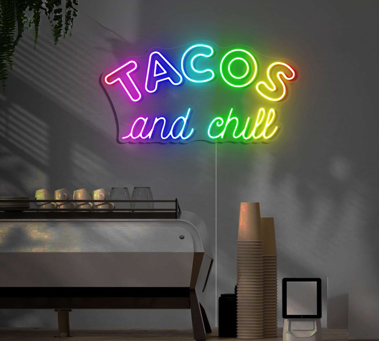 Tacos And Chill LED Neon Sign