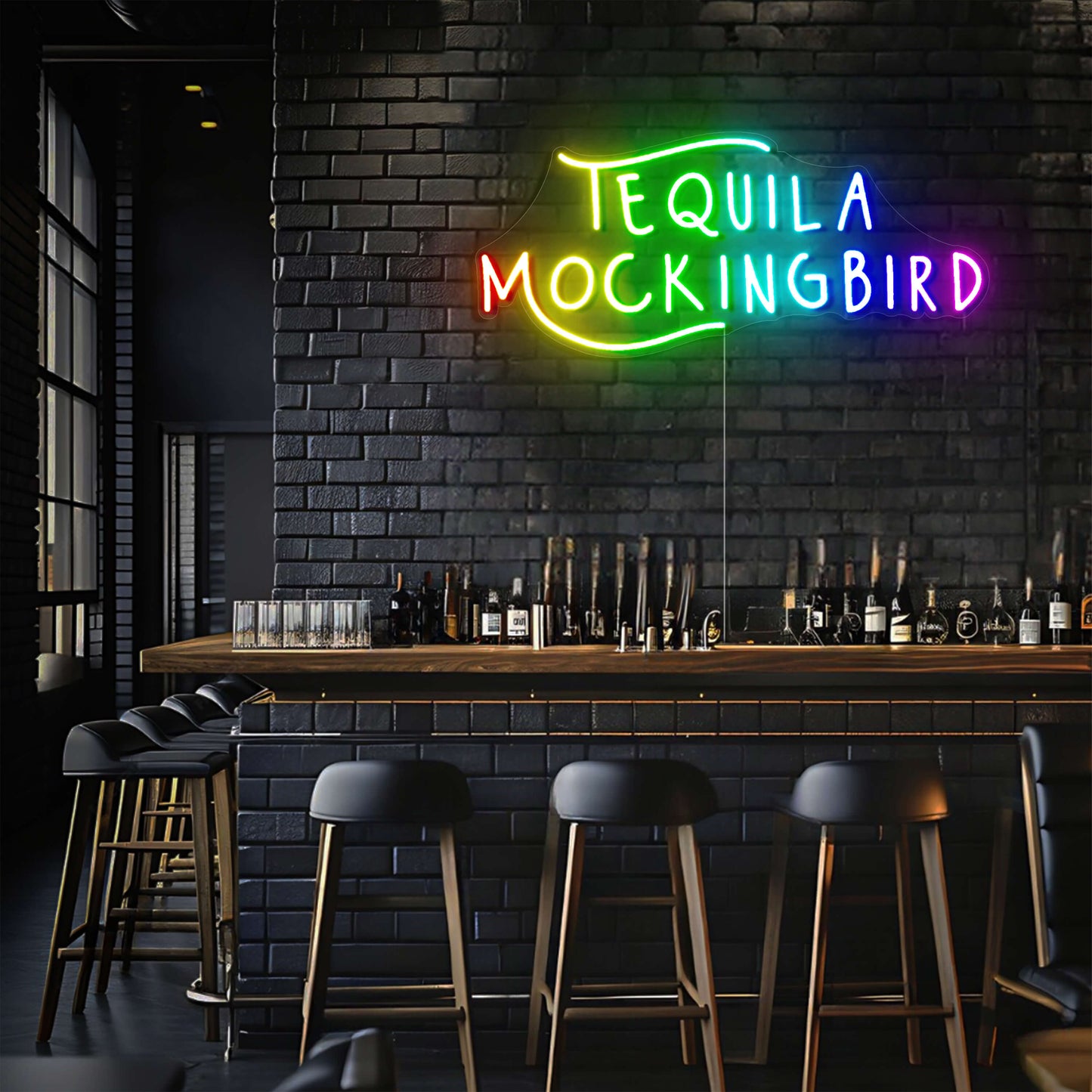 Tequila A Mockingbird LED Neon Sign